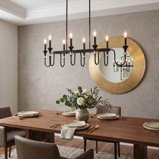 Gabriel Candelabra Linear Pendant Lamp