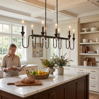 Gabriel Candelabra Linear Pendant Lamp