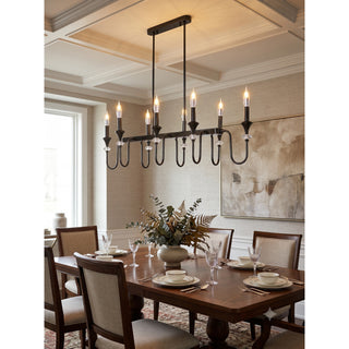 Gabriel Candelabra Linear Pendant Lamp