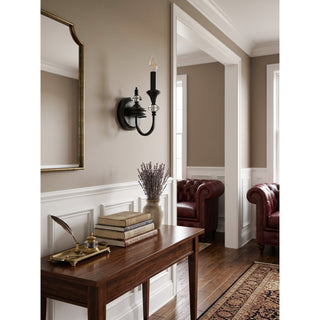 Gabriel Crystal Candelabra Sconce