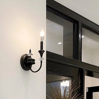 Gabriel Crystal Candelabra Sconce