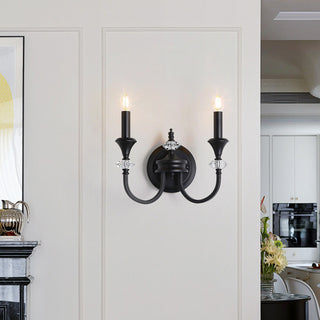 Gabriel Crystal Candelabra Sconce