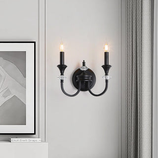 Gabriel Crystal Candelabra Sconce