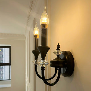 Gabriel Crystal Candelabra Sconce