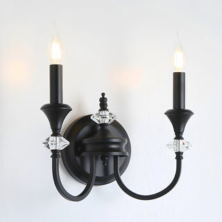 Gabriel Crystal Candelabra Sconce