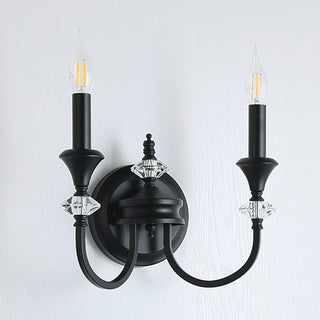 Gabriel Crystal Candelabra Sconce