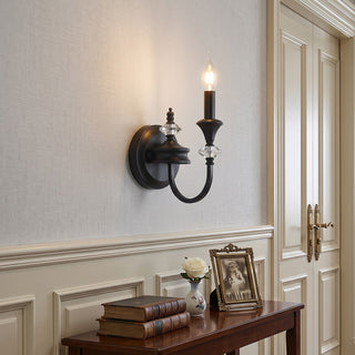 Gabriel Crystal Candelabra Sconce