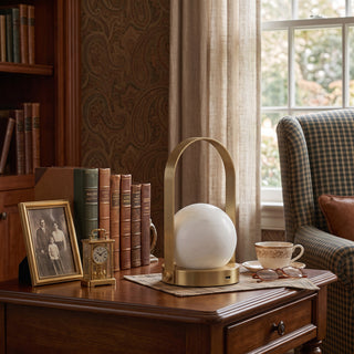 Alabaster Portable Lantern Table Lamp – detail 5
