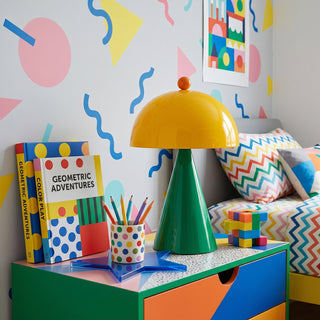 Gios Color-Block Table Lamp (Built-in Battery)