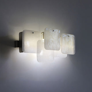 Glacia Overlapping Glass Sconce