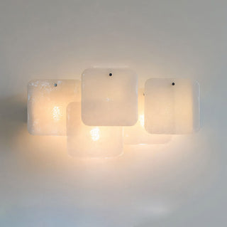 Glacia Overlapping Glass Sconce