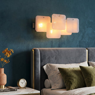 Glacia Overlapping Glass Sconce