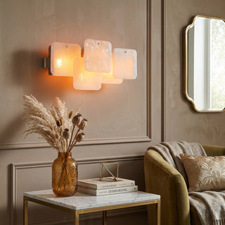 Glacia Overlapping Glass Sconce
