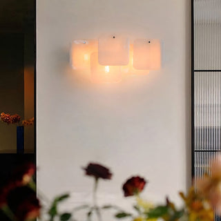 Glacia Overlapping Glass Sconce