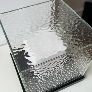 Glacial Glass Cube Table Lamp