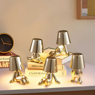 Golden Brothers Table Lamp (Built-in Battery)