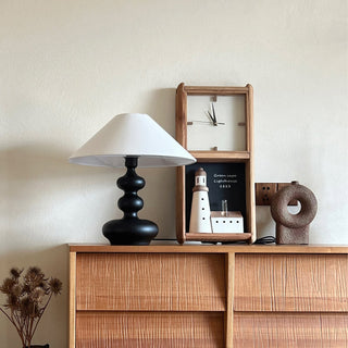 Gourdy Wooden Table Lamp