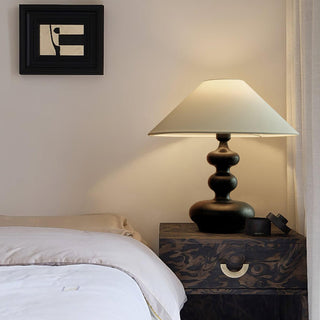 Gourdy Wooden Table Lamp