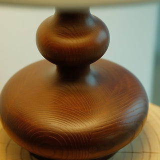 Gourdy Wooden Table Lamp