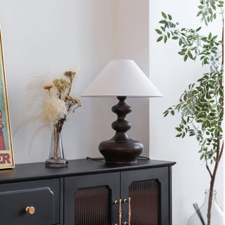 Gourdy Wooden Table Lamp