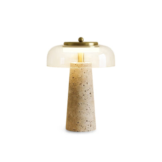 Gratto Travertine Table Lamp