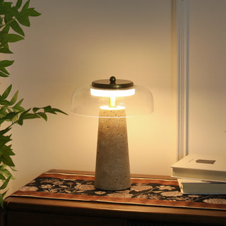 Gratto Travertine Table Lamp