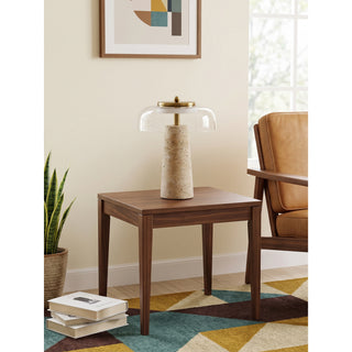 Gratto Travertine Table Lamp