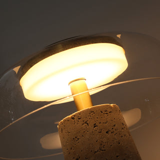 Gratto Travertine Table Lamp