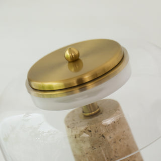 Gratto Travertine Table Lamp