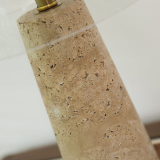 Gratto Travertine Table Lamp