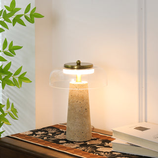 Gratto Travertine Table Lamp