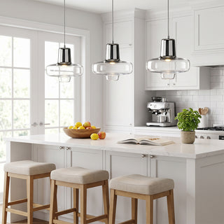 Gyro Glass Saucer Pendant Light