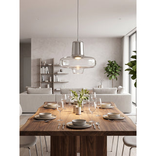 Gyro Glass Saucer Pendant Light