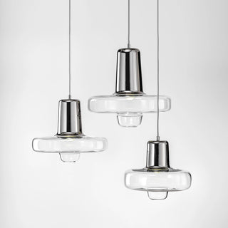 Gyro Glass Saucer Pendant Light