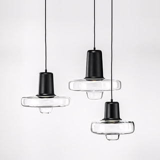 Gyro Glass Saucer Pendant Light