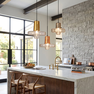 Gyro Glass Saucer Pendant Light