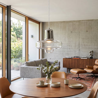 Gyro Glass Saucer Pendant Light