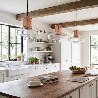 Gyro Glass Saucer Pendant Light