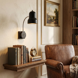 Hans Retro Gooseneck Sconce