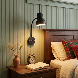 Hans Retro Gooseneck Sconce