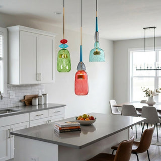 Harlequin Combination Glass Pendant Lamp