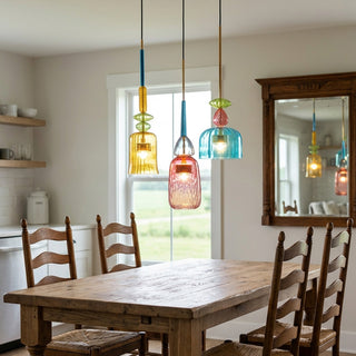 Harlequin Combination Glass Pendant Lamp