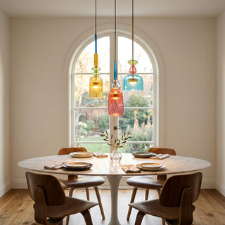 Harlequin Combination Glass Pendant Lamp