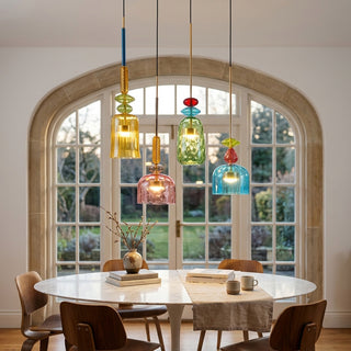 Harlequin Combination Glass Pendant Lamp