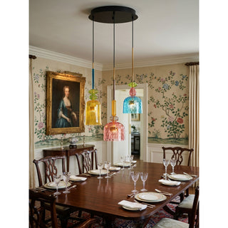 Harlequin Combination Glass Pendant Lamp