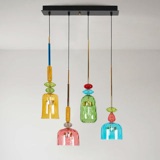 Harlequin Combination Glass Pendant Lamp