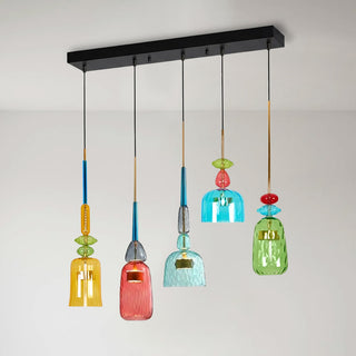 Harlequin Combination Glass Pendant Lamp