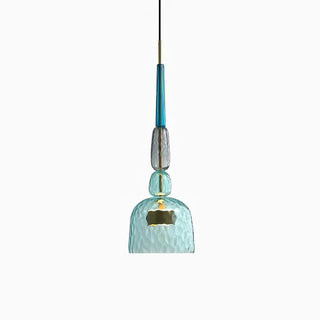 Harlequin Spindle Glass Pendant Lamp
