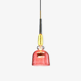 Harlequin Spindle Glass Pendant Lamp