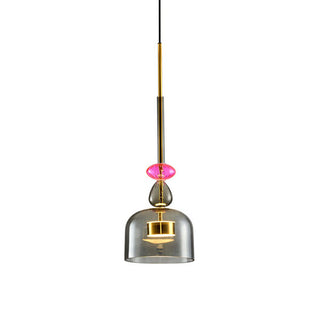 Harlequin Spindle Glass Pendant Lamp